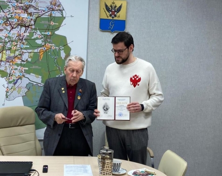 Академиком Бендицким Б.Л. был вручён Диплом об избрании Академиком ПАНИ